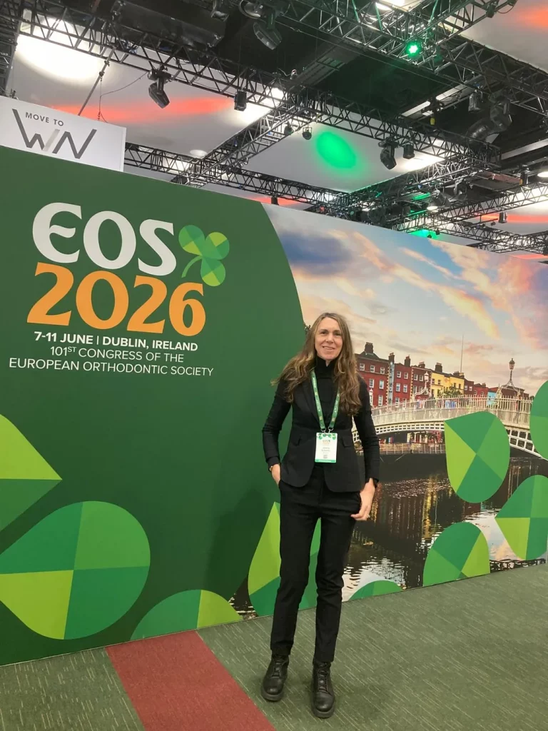 Dr. Jelena Schmitz beim 101. Kongress der European Orthodontic Society 2026 in Dublin
